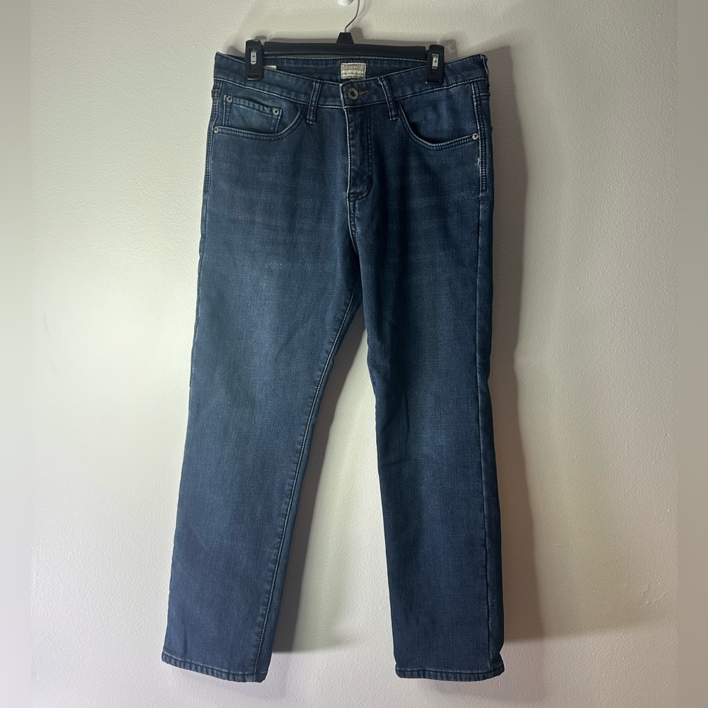 Men’s Denim Blue Weatherproof Vintage Jeans with insulated inside Size 32/30